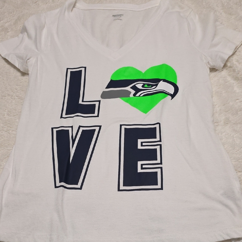Seahawks Mossimo Supply Co. Classic White Tee